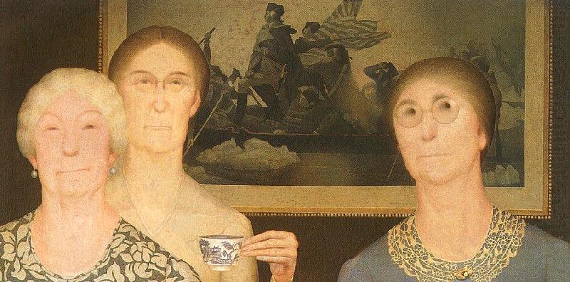 Grant Wood Daughters of the Revolution china oil painting image